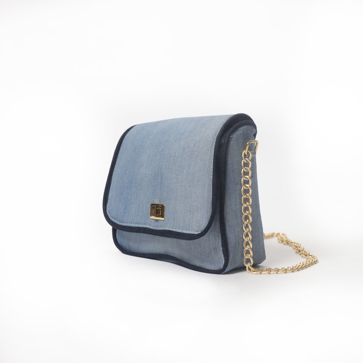 Denim Rebecca Crossbody Bag