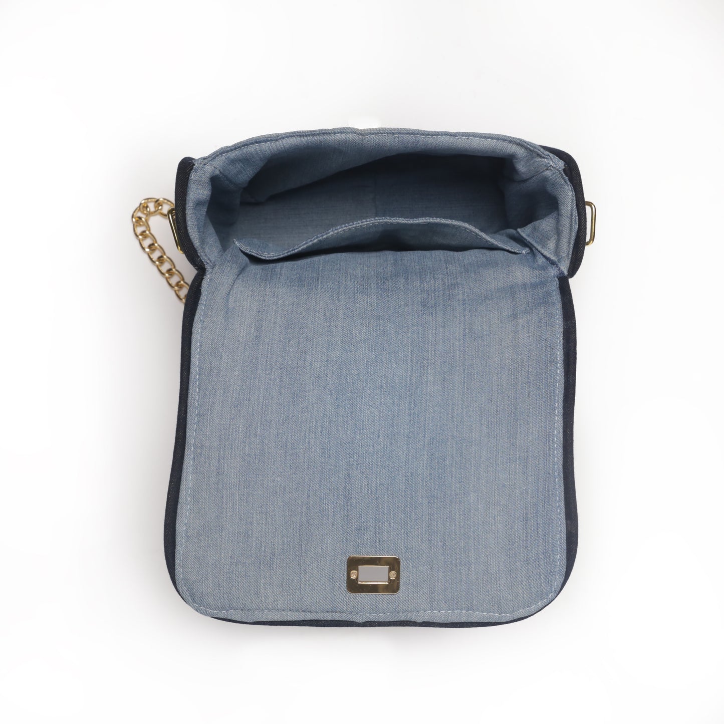 Denim Rebecca Crossbody Bag