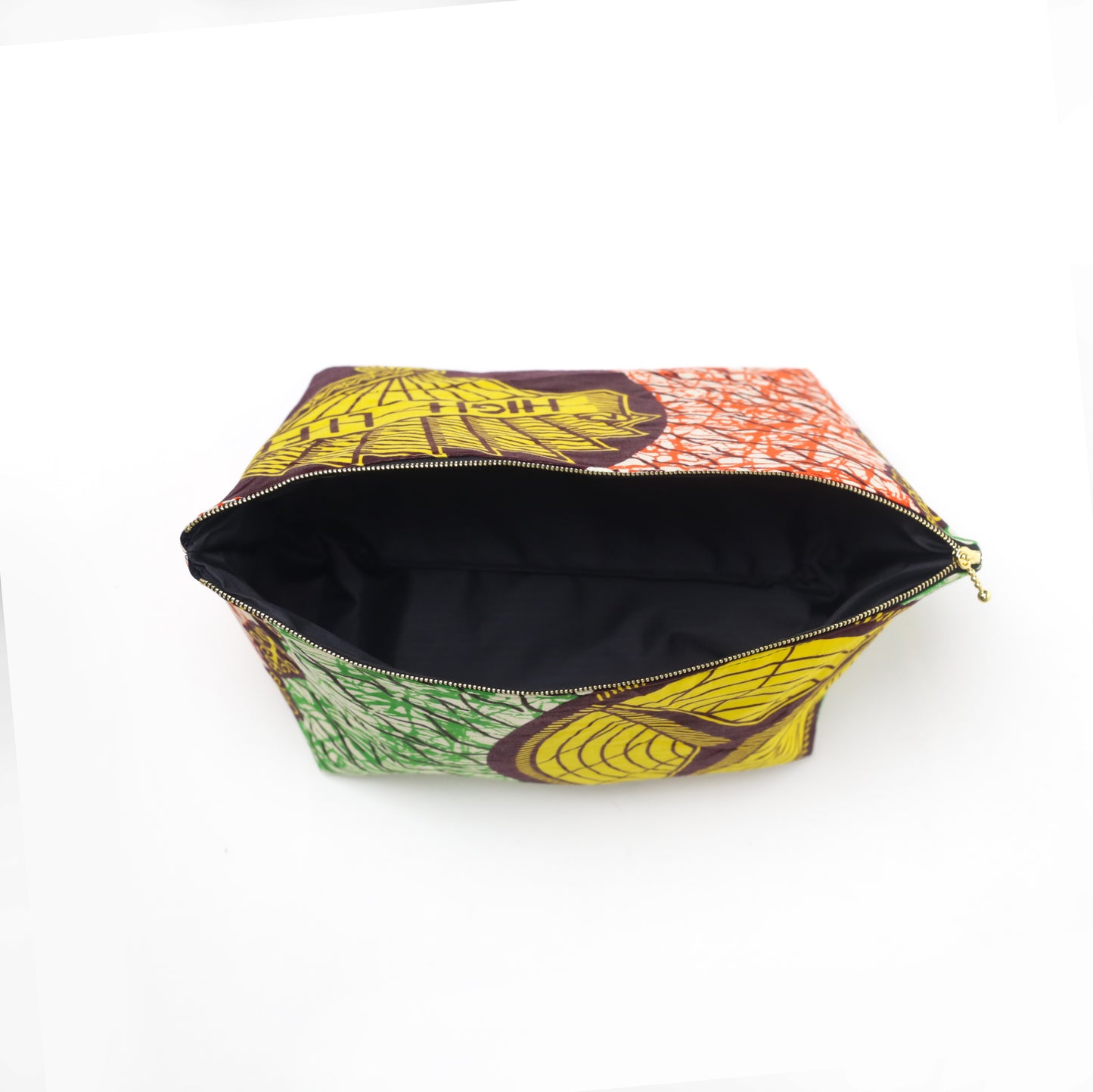 African Ankara High Life Cosmetic Bag