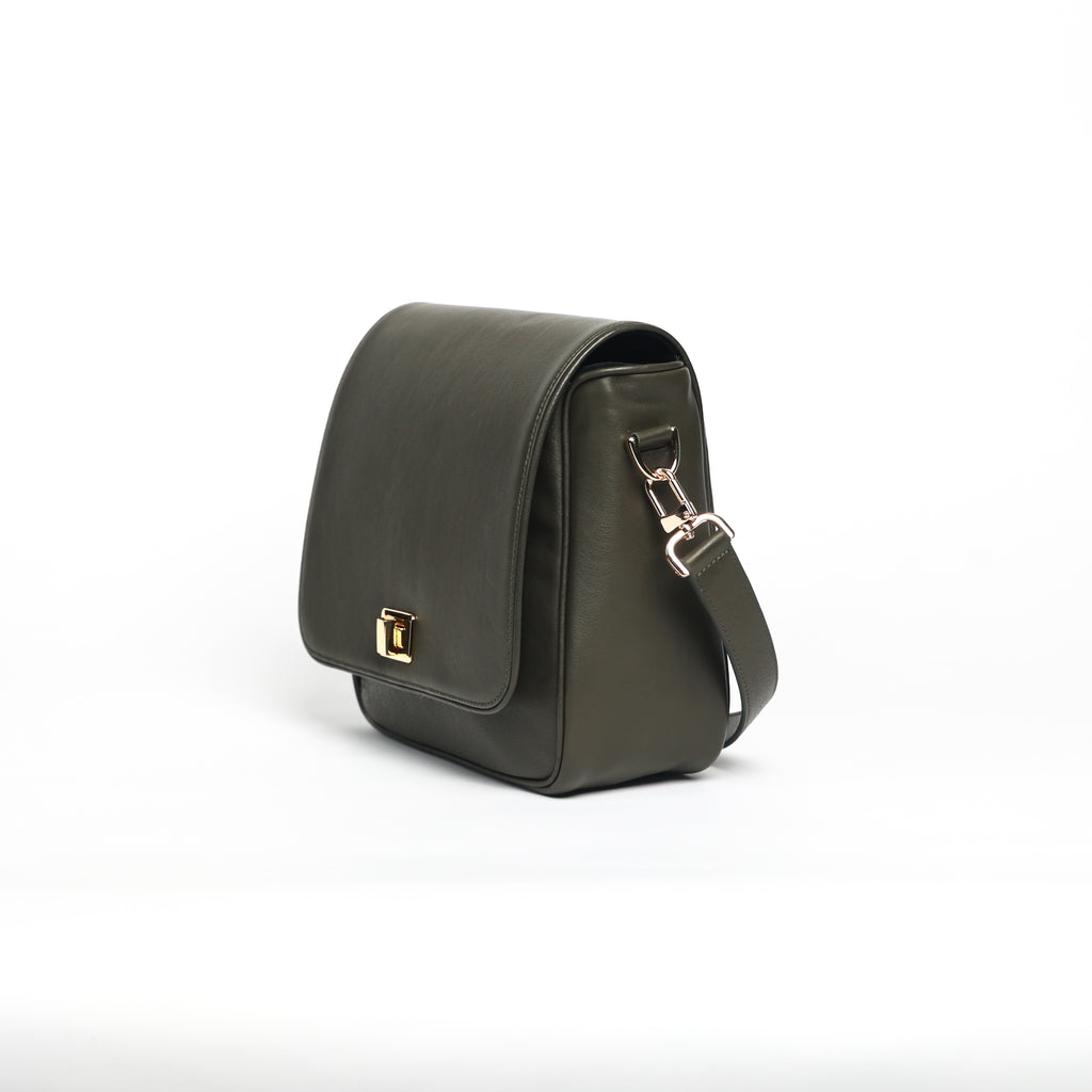 Rebecca Crossbody – Signature Edition in Olive