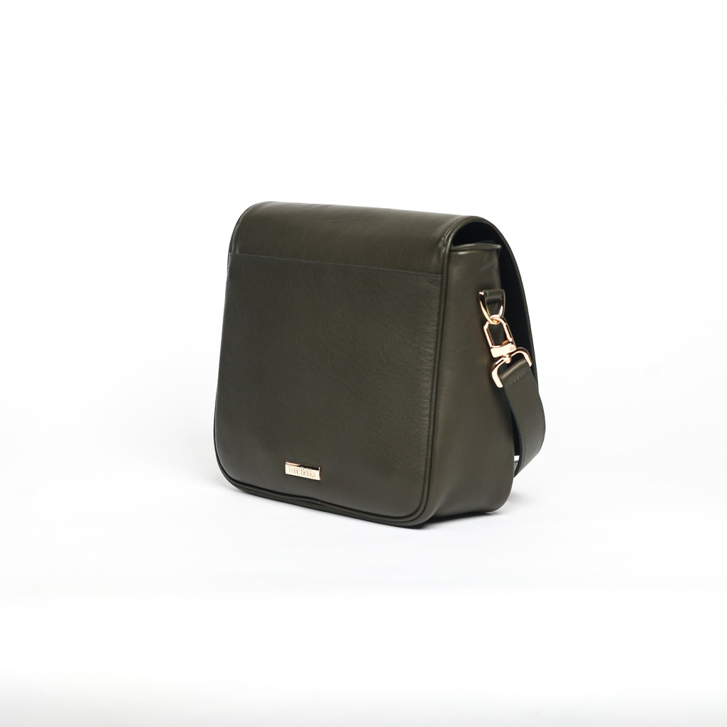 Rebecca Crossbody – Signature Edition in Olive