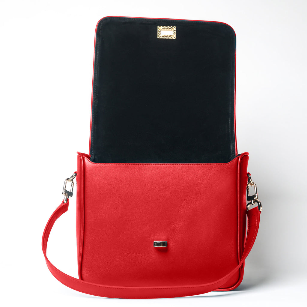 Rebecca Crossbody – Signature Edition in Poppy Red