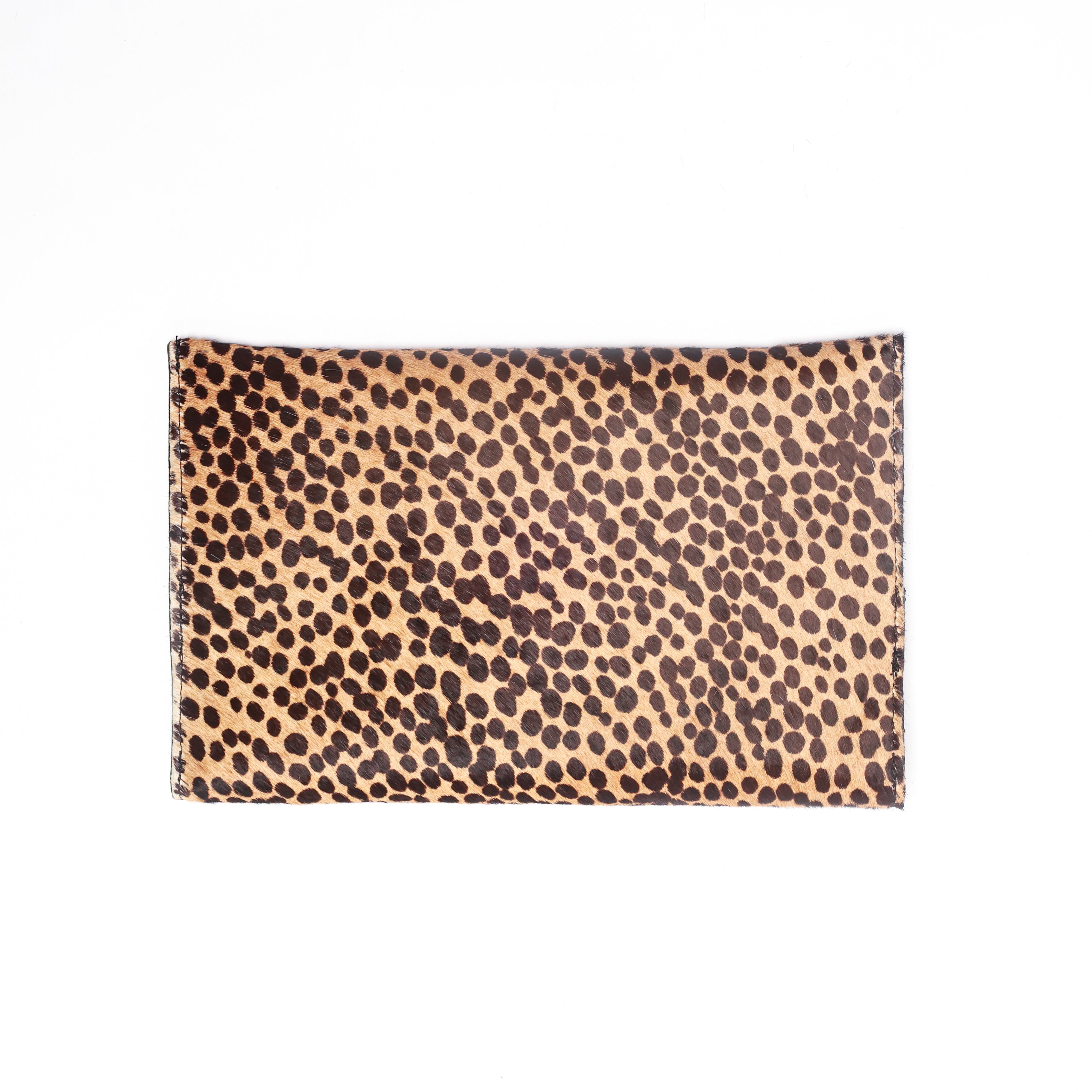 Renee Cheetah Hair on Hide Clutch