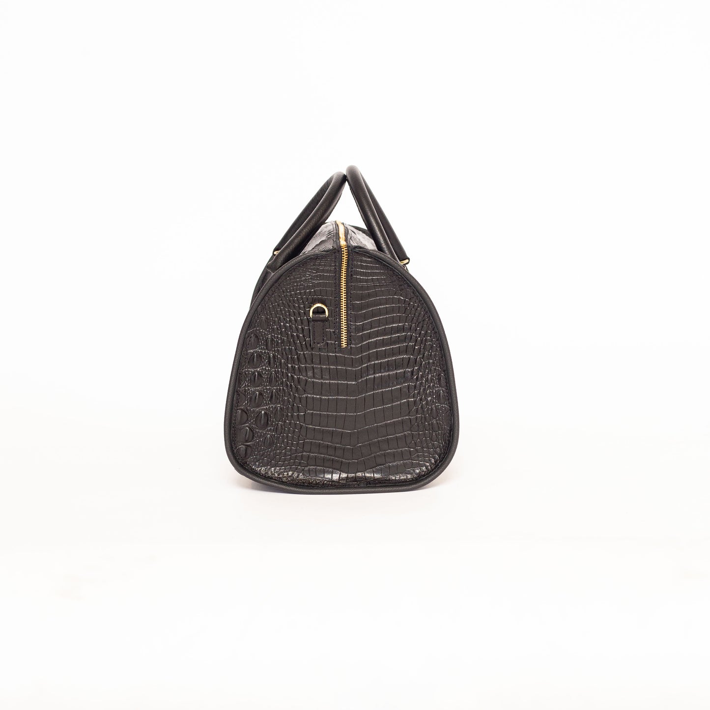 CROC EMBOSSED HELEN BARREL BAG